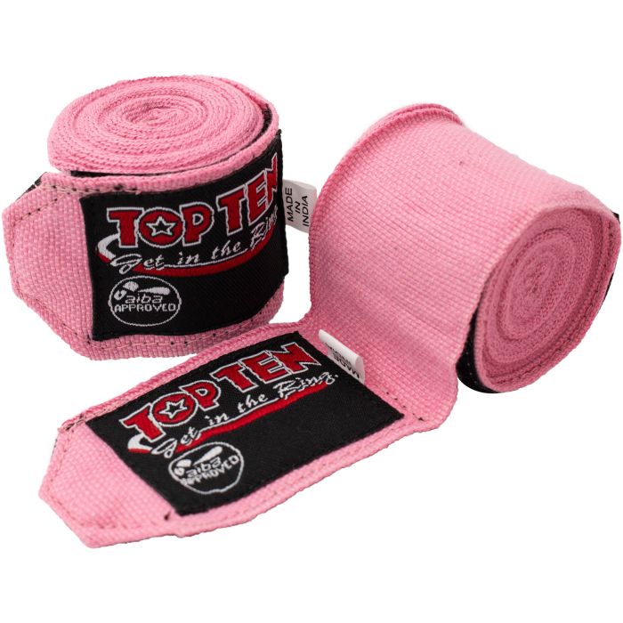 TOP TEN Hand Wraps "Elastic" - Pink