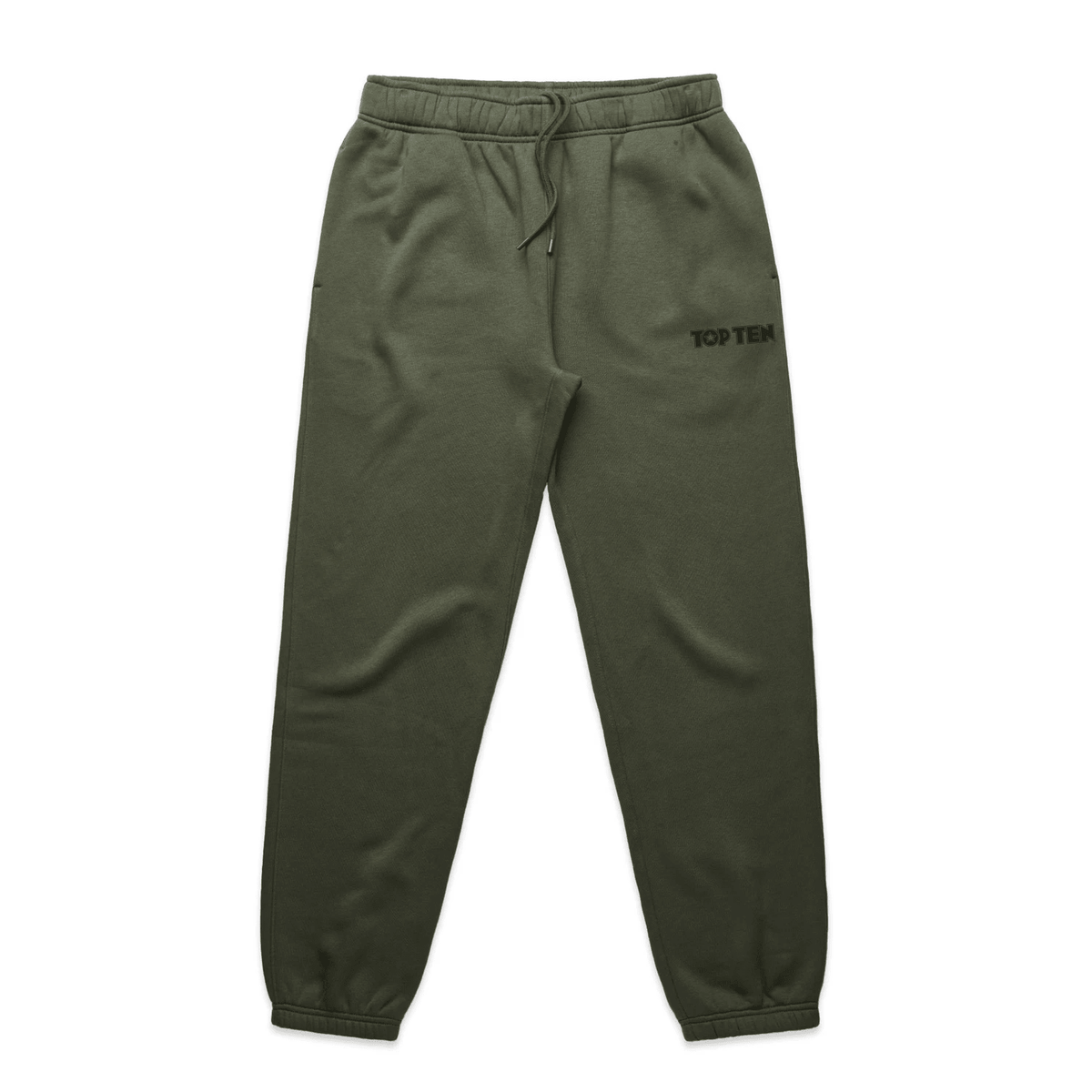TOP TEN Men's Walkout Joggers - Green - Front