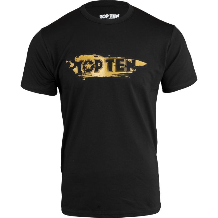 Top Ten T-Shirt "Power Ink 3D" Black/Gold