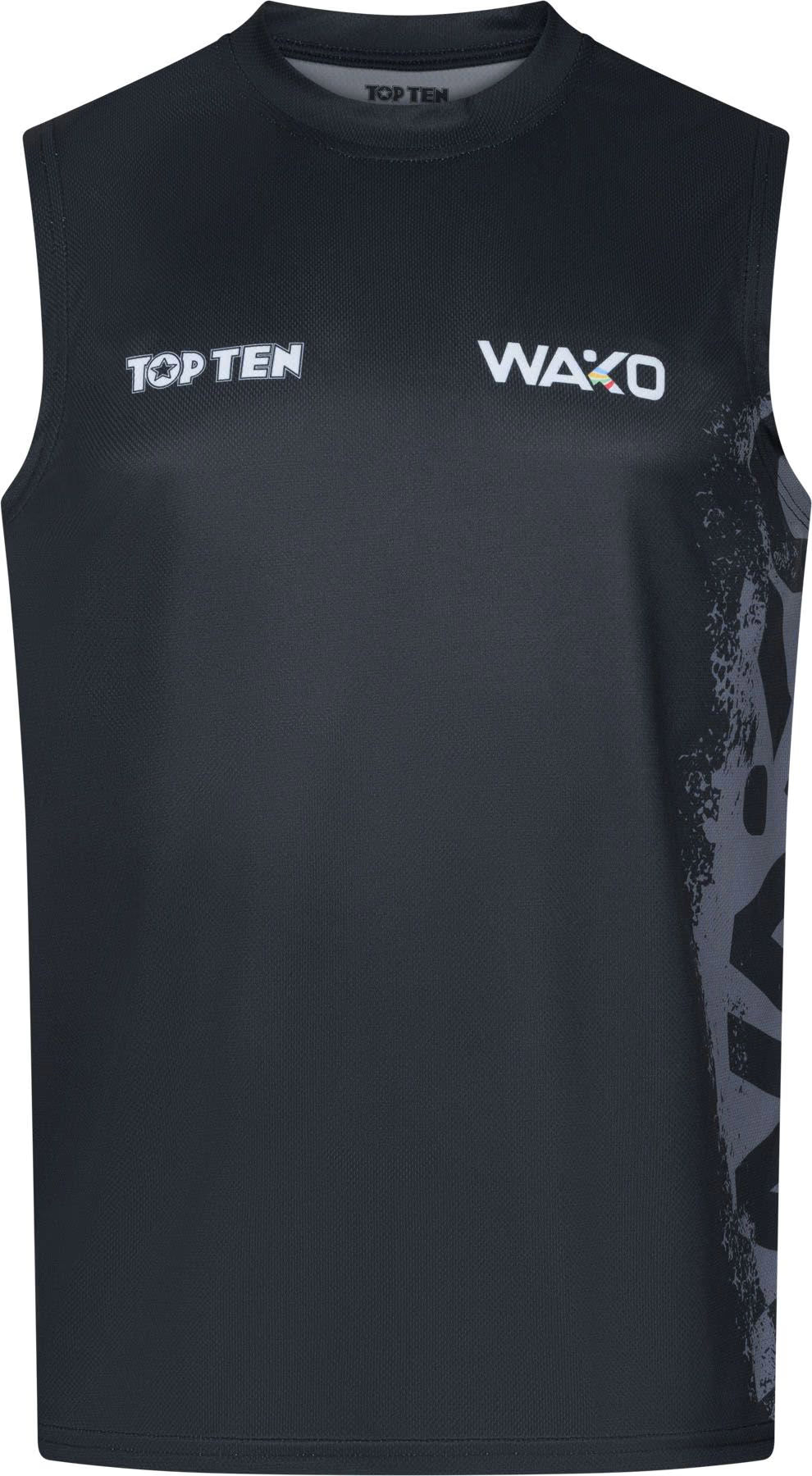 TOP TEN “WAKO Kick Light” Sleeveless T-Shirt