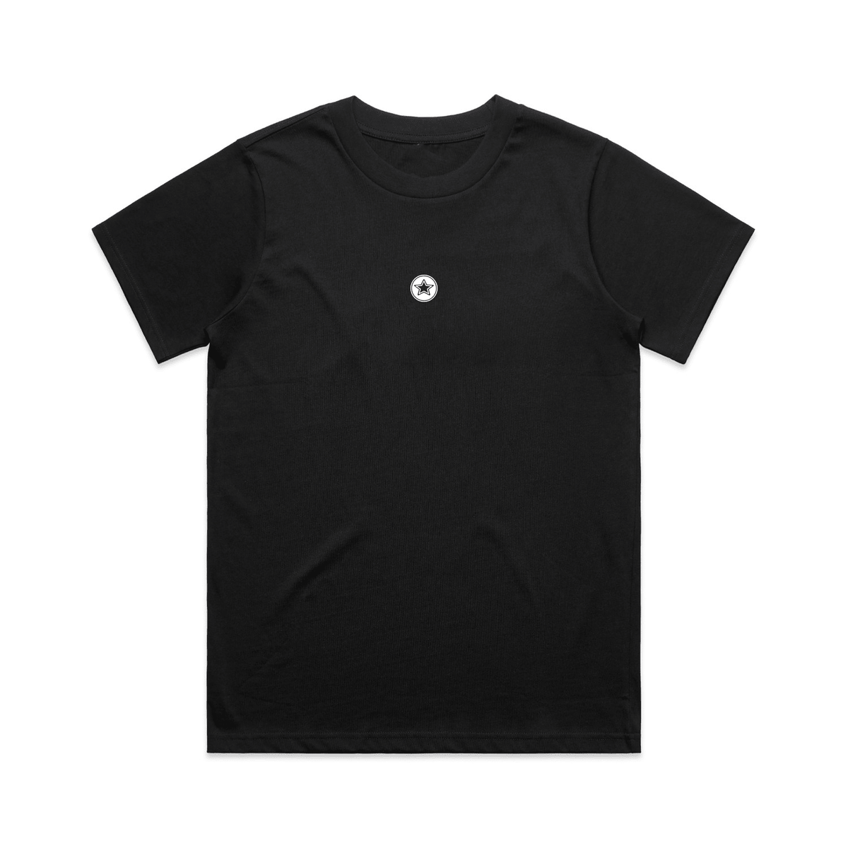 TOP TEN Women's Forged T-Shirt (Blue) - Black - Front