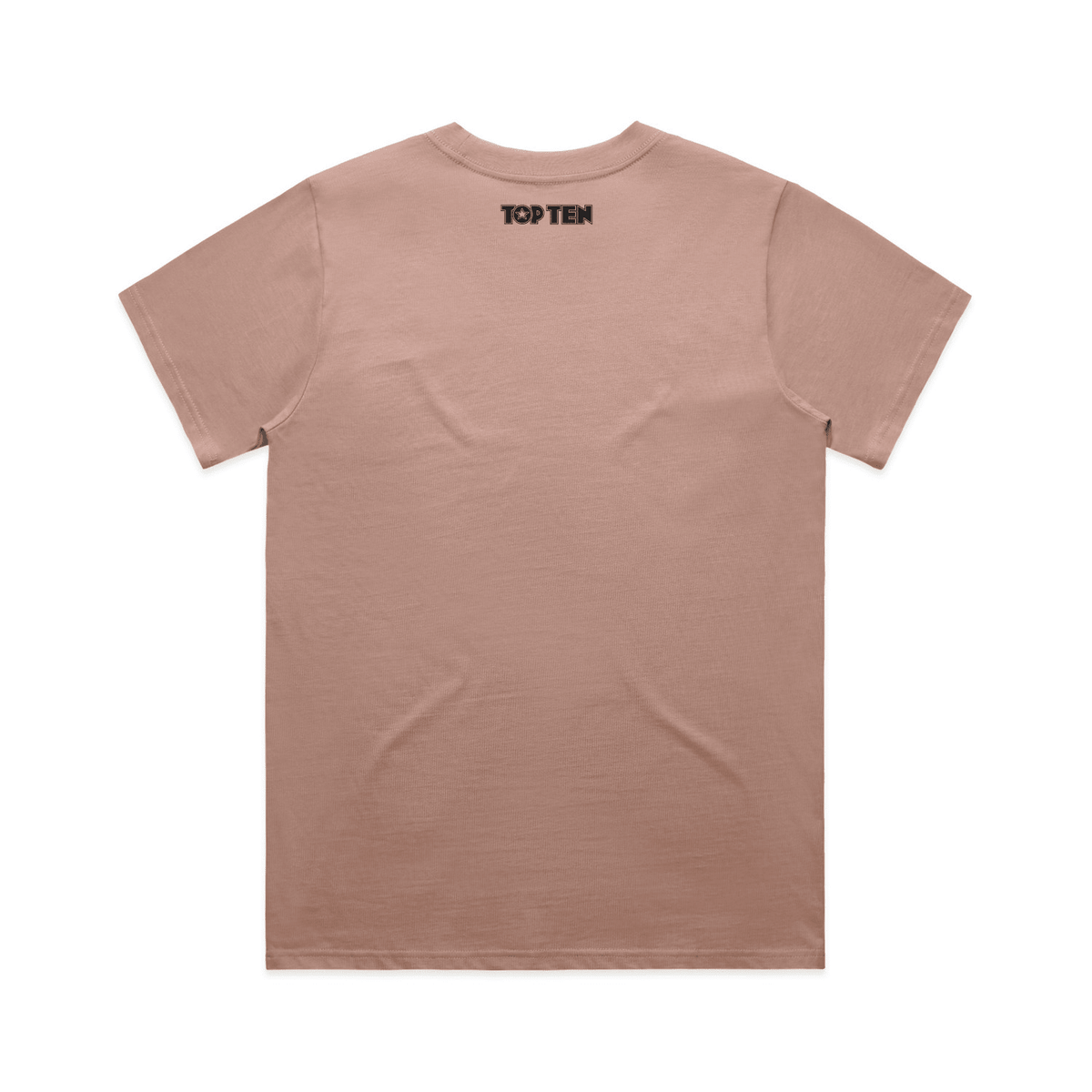 TOP TEN Women's Repeat T-Shirt - Dusty Pink - Back
