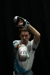 TOP TEN Pointfighter Gloves - Chrome Silver "DA"