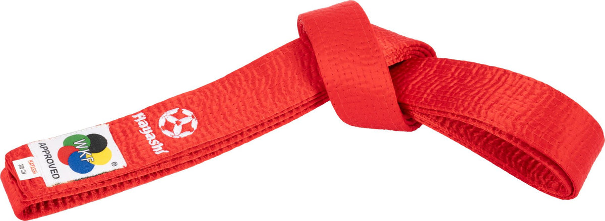 Hayashi Karate belt (with WKF-Label) [053 image 1]
