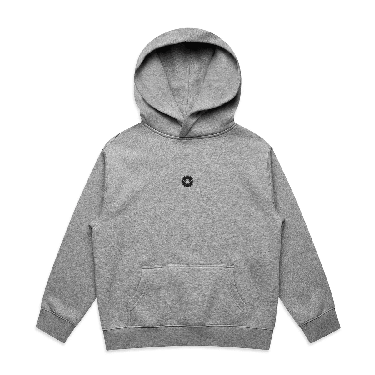 TOP TEN Kids Forged Hoodie (Blue) - Grey - Front
