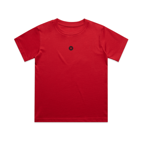 TOP TEN Kids Forged T-Shirt (Red Tee) - Red - Front
