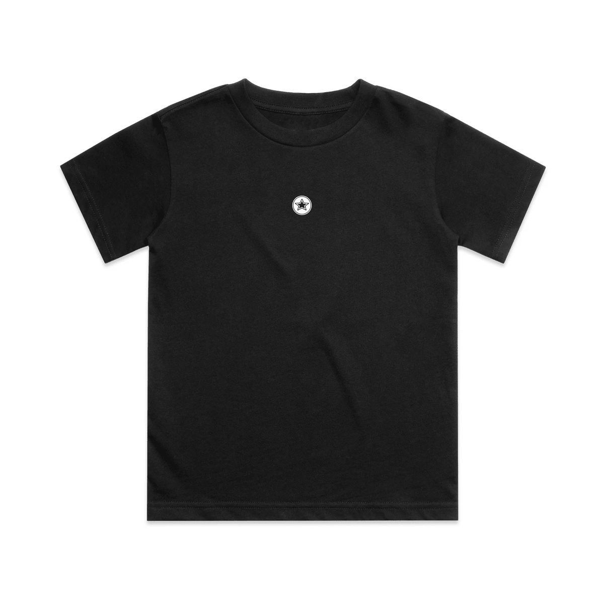TOP TEN Kids Forged T-Shirt (Red) - Black - Front