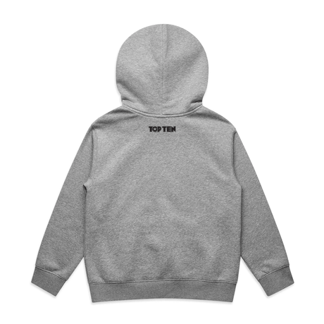 TOP TEN Kids Repeat Hoodie - Grey - Back