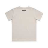 TOP TEN Kids Repeat T-Shirt - Cream - Back