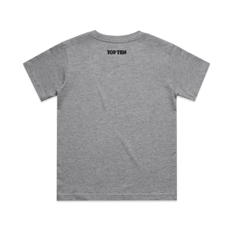 TOP TEN Kids Repeat T-Shirt - Grey - Back