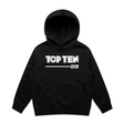 TOP TEN Kids Walkout Hoodie - Black - Front