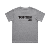 TOP TEN Kids Walkout T-Shirt - Grey - Front