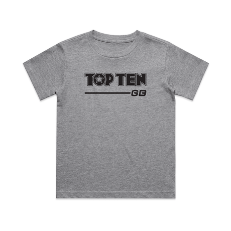 TOP TEN Kids Walkout T-Shirt - Grey - Front