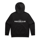 TOP TEN Men's Fighters Club Heavy Hoodie - Black - Back