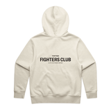 TOP TEN Men's Fighters Club Heavy Hoodie - Ecru - Back