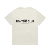 TOP TEN Men's Fighters Club Heavy T-Shirt - Ecru - Back