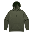 TOP TEN Men's Forged Hoodie (Green) - Front