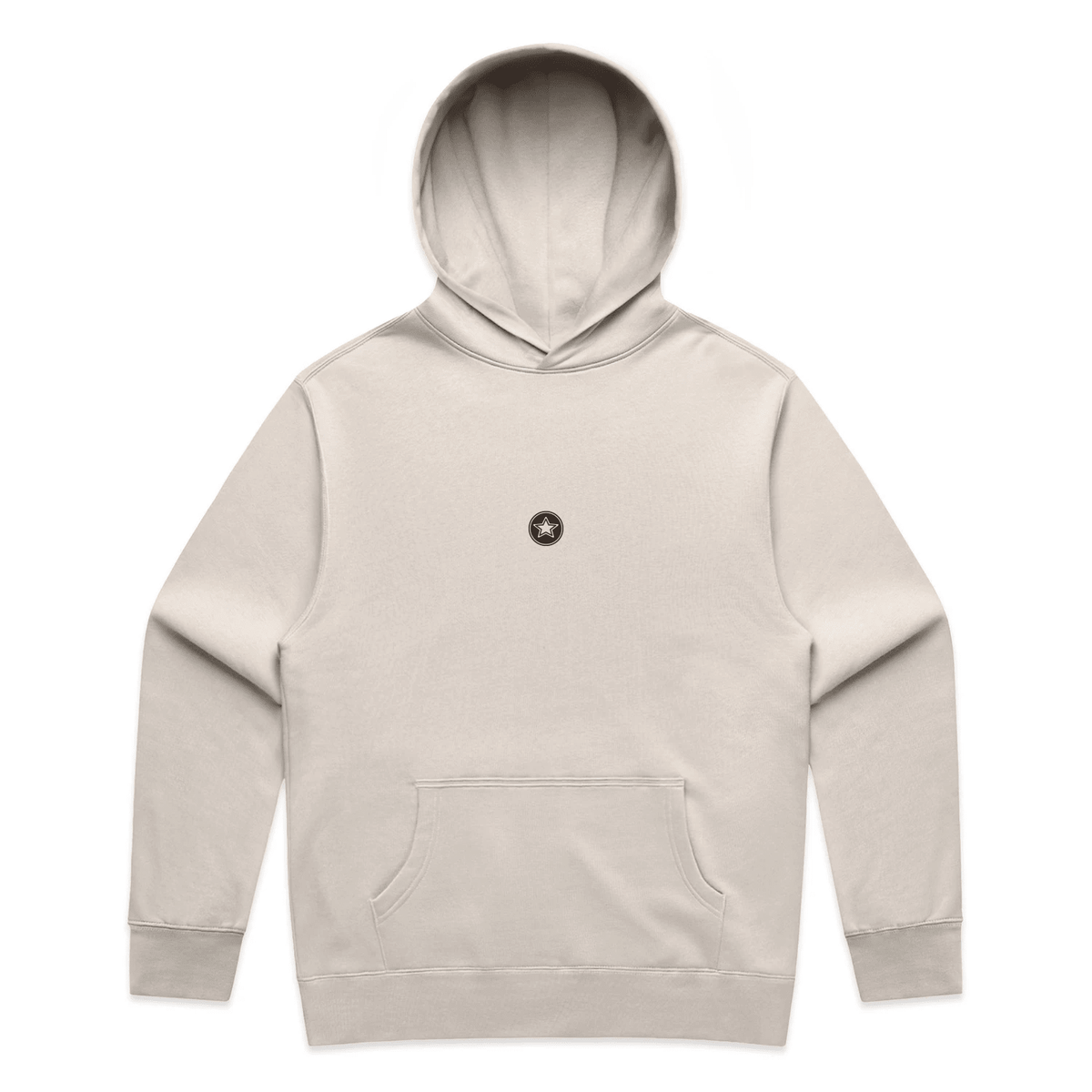 TOP TEN Men's Forged Hoodie (Red) - Cream - Front