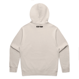TOP TEN Men's Repeat Hoodie - Cream - Back