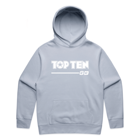 TOP TEN Men's Walkout Hoodie - Baby Blue - Front