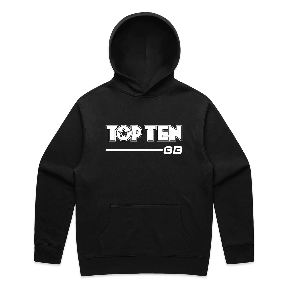 TOP TEN Men's Walkout Hoodie - Black - Front