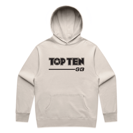 TOP TEN Men's Walkout Hoodie - Cream - Front