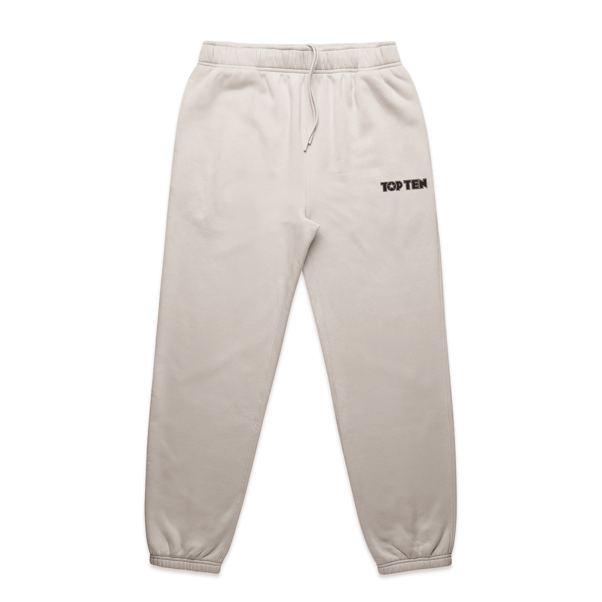 TOP TEN Men's Walkout Joggers - Cream - Front