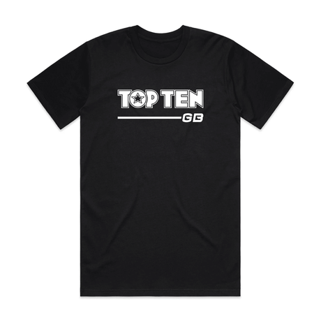 TOP TEN Men's Walkout T-Shirt - Black - Front