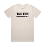 TOP TEN Men's Walkout T-Shirt - Cream - Front