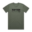 TOP TEN Men's Walkout T-Shirt - Green - Front