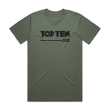 TOP TEN Men's Walkout T-Shirt - Green - Front