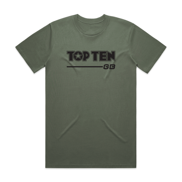 TOP TEN Men's Walkout T-Shirt - Green - Front
