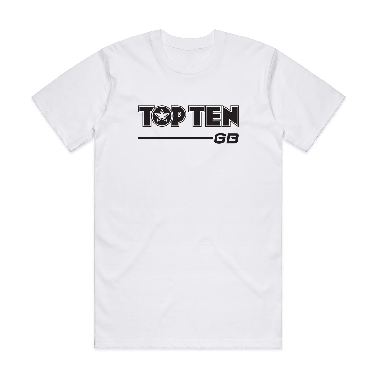TOP TEN Men's Walkout T-Shirt - White - Front