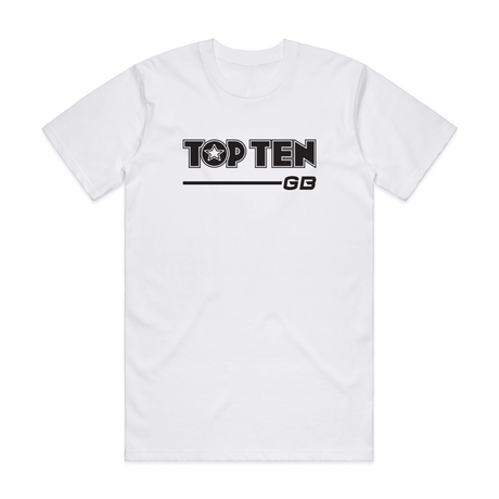 TOP TEN Men's Walkout T-Shirt - White - Front