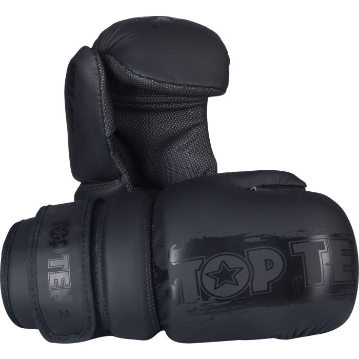 TOP TEN Pointfighter Gloves "Power ink Black 'n' Black"