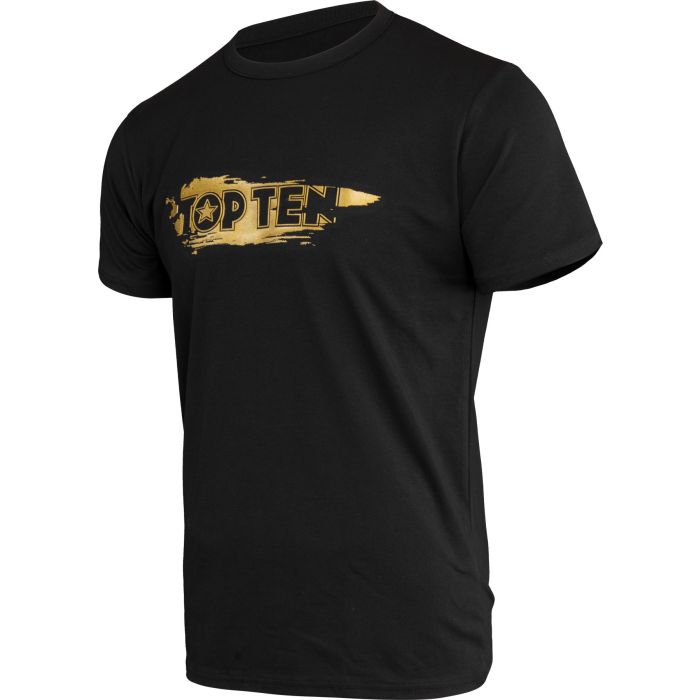 Top Ten T-Shirt "Power Ink 3D" Black/Gold