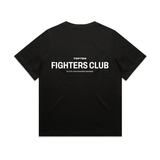 TOP TEN Women's Fighters Club Heavy T-Shirt - Black - Back