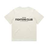 TOP TEN Women's Fighters Club Heavy T-Shirt - Ecru - Back