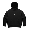 TOP TEN Women's Forged Hoodie (Blue) - Black - Front