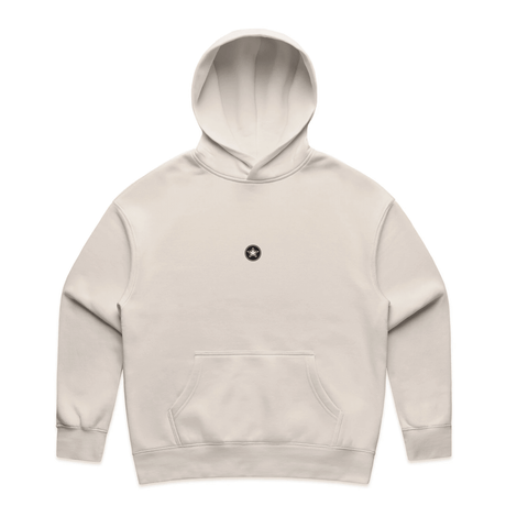 TOP TEN Women's Forged Hoodie (Blue) - Cream - Front