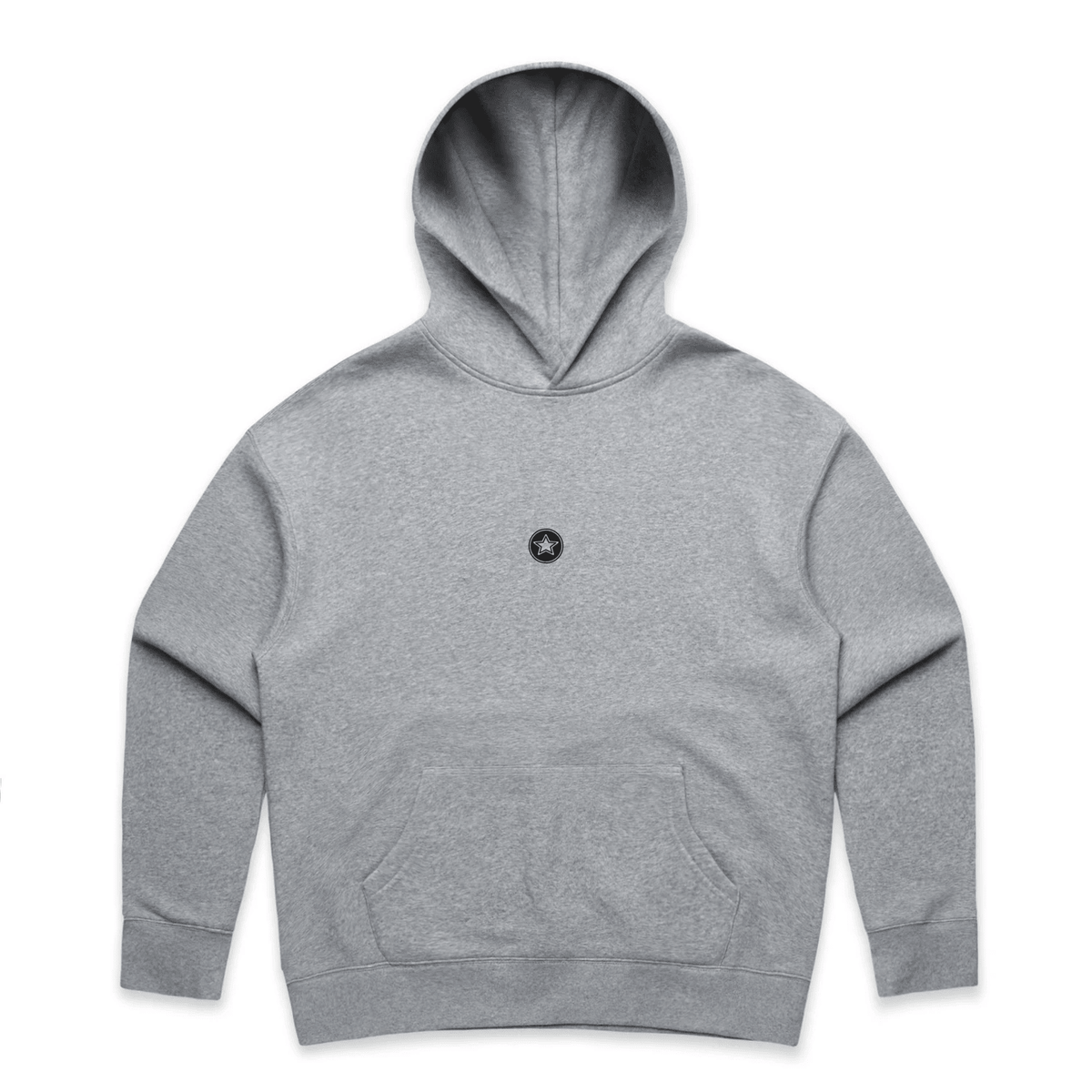 TOP TEN Women's Forged Hoodie (Red) - Grey - Front