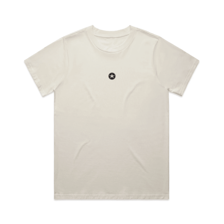 TOP TEN Women's Forged T-Shirt (Blue) - Cream - Front