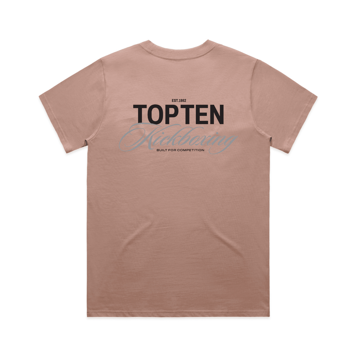 TOP TEN Women's Forged T-Shirt (Dusty Pink) - Back