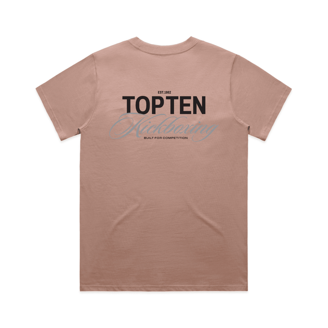 TOP TEN Women's Forged T-Shirt (Dusty Pink) - Back