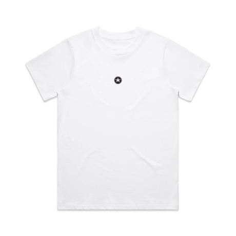 TOP TEN Women's Forged T-Shirt (Red) - White - Front