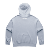 TOP TEN Women's Repeat Hoodie - Baby Blue - Back