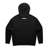 TOP TEN Women's Repeat Hoodie - Black - Back