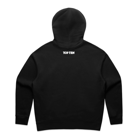 TOP TEN Women's Repeat Hoodie - Black - Back