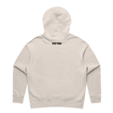 TOP TEN Women's Repeat Hoodie - Cream - Back