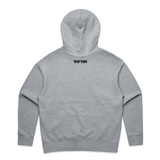 TOP TEN Women's Repeat Hoodie - Grey - Back